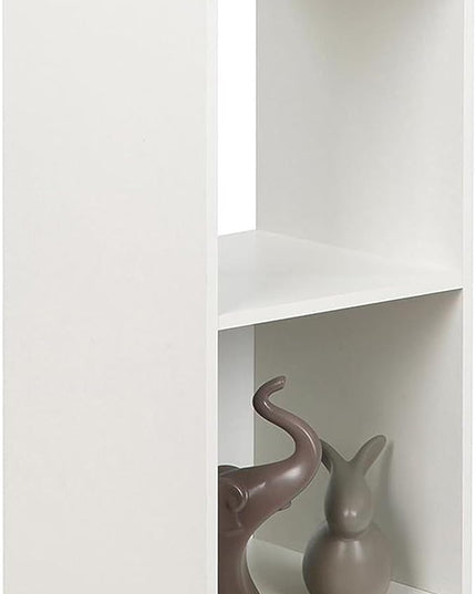 PACHIRA E-Commerce Wooden Storage Cubes Bookcase, Unit Shelf, Closet Cabinet, Organizer Rack in Living Room, Bedroom, Study, 2 Cube, White - LeafyLoom