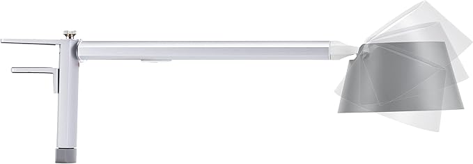 BLACK+DECKER Verve Designer LED Clamp Light, Fits Shelves, Cubicles & Headboards, True White LED + 16M RGB Colors - LeafyLoom