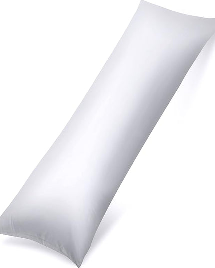 Utopia Bedding Full Body Pillow for Adults (White, 20 x 54 Inch, Pack of 06), Long Pillow for Sleeping, Large Pillow Insert for Side Sleepers - LeafyLoom