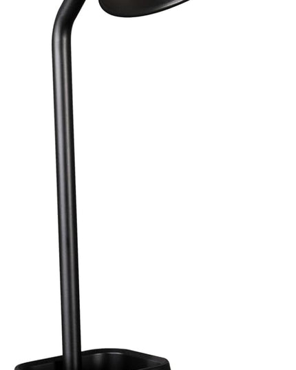 OttLite Merge LED Desk Lamp with Wireless Charging - ClearSun LED Technology, 3 Brightness Settings & Color Temperature Modes with Touch Activated Controls - Includes Storage Area for Desk Supplies - LeafyLoom