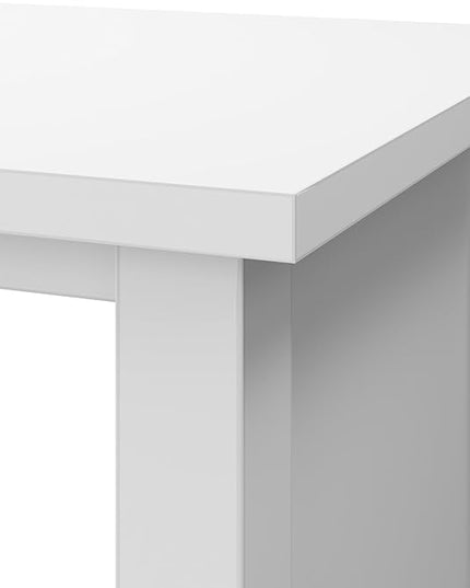 Bush Furniture Broadview 6 Cube Organizer in Pure White - LeafyLoom
