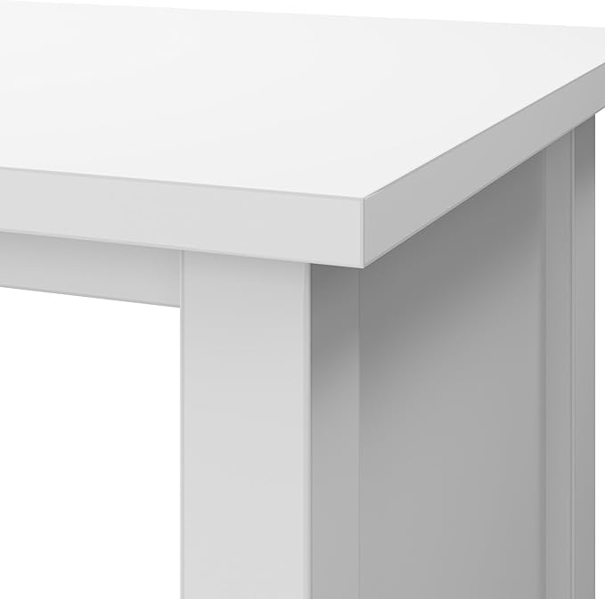 Bush Furniture Broadview 6 Cube Organizer in Pure White - LeafyLoom