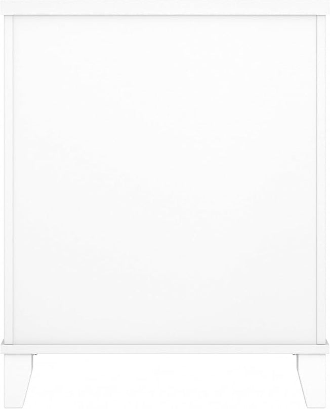 Bush Furniture Somerset 72W Office Desk with Drawers in White - LeafyLoom