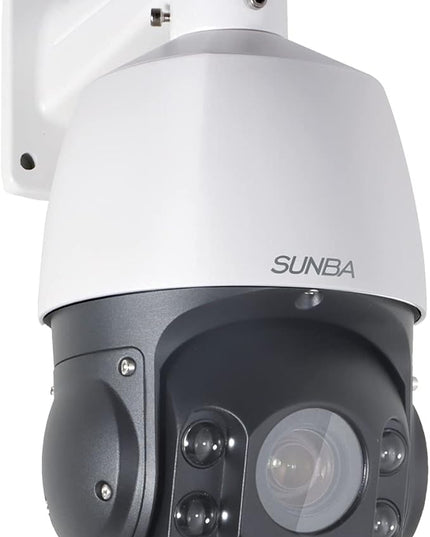 SUNBA 4K 8MP PTZ Camera Outdoor, IP PoE+ Security Dome, 20X Optical Zoom, Two Way Audio &Built-in TF Card Slot, 24x7 Automatic PTZ Tour, Night Vision up to 328ft (405-D20X 4K) SUNBA%C2%AE