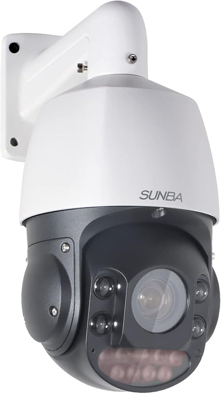 SUNBA 4K 8MP PTZ Camera Outdoor, IP PoE+ Security Dome, 20X Optical Zoom, Two Way Audio &Built-in TF Card Slot, 24x7 Automatic PTZ Tour, Night Vision up to 328ft (405-D20X 4K) SUNBA%C2%AE