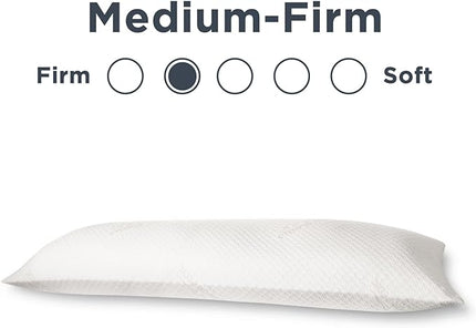TEMPUR-ProForm + Cooling ProHi Pillow, Memory Foam, Queen, 5-Year Limited Warranty,Blue & TEMPUR-Body Pillow, Queen - LeafyLoom