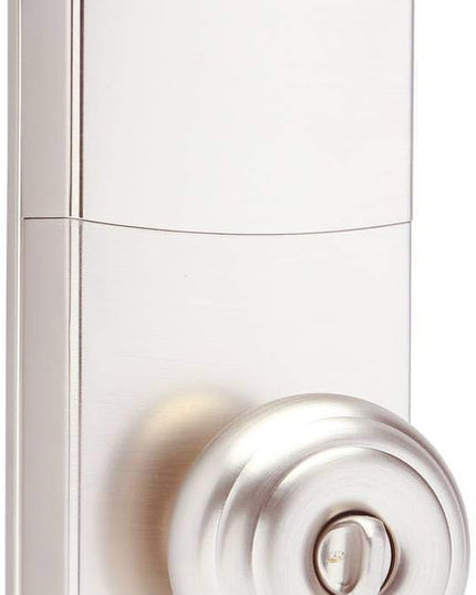 Honeywell Safes & Door Locks BLE Electronic Entry Knob with Keypad, Square Faceplate, Satin Nickel HoneywellSafesDoorLocks