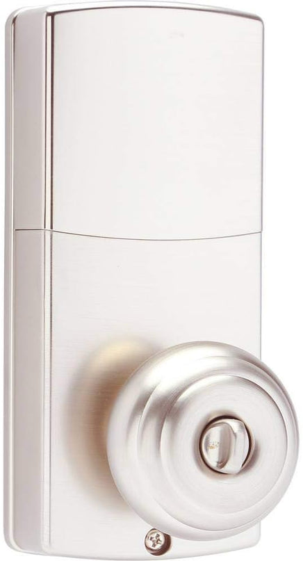 Honeywell Safes & Door Locks BLE Electronic Entry Knob with Keypad, Square Faceplate, Satin Nickel HoneywellSafesDoorLocks