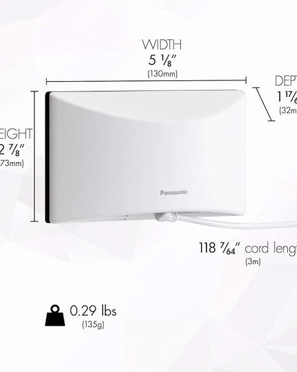 Panasonic HomeHawk Window Home Monitoring Camera for Outdoor Monitoring, Mounts to Inside Window, Color Night Vision, Wide Angle, 24/7 Full HD Recording, Person Detection, Alexa Compatible KX-HNC500 Panasonic
