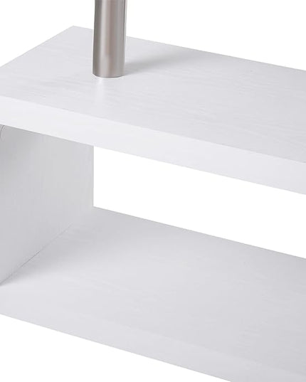 NicBex Kimberly-DW-00212-LWJ Home Office Desks, 47.25"x45"x30", White - LeafyLoom