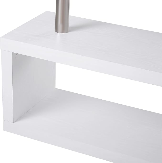 NicBex Kimberly-DW-00212-LWJ Home Office Desks, 47.25"x45"x30", White - LeafyLoom