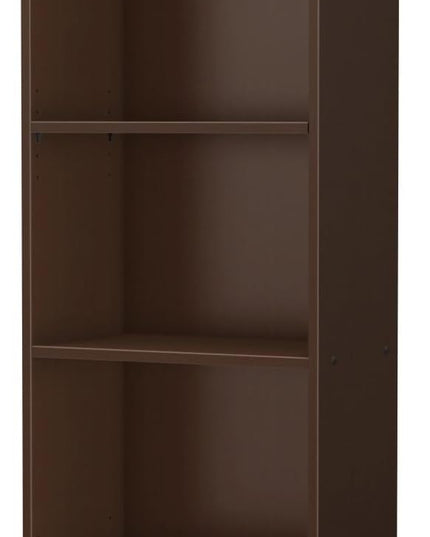 South Shore Axess 5-Shelf Narrow Bookcase, Chocolate - LeafyLoom