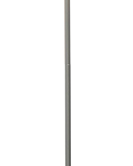 Simple Designs LF2004-GRY Brushed Nickel Stick Drum Shade Floor Lamp, Gray - LeafyLoom