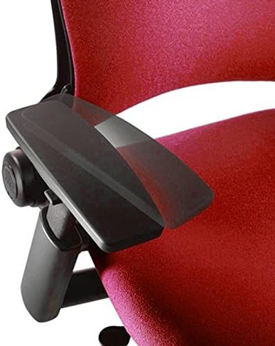 Steelcase Leap Office Chair, Black Frame and Buzz2 Tomato Fabric - LeafyLoom