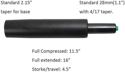 Gas Cylinder Heavy Duty for Herman Miller Classic Aeron Chair as Replacement - LeafyLoom