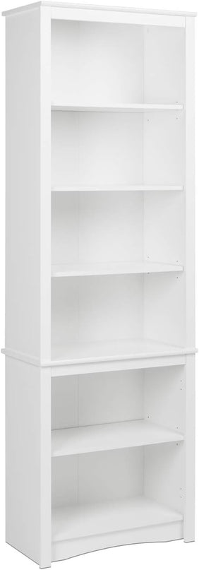 Prepac Prepac Home Office Tall 6-Shelf Bookcase - LeafyLoom