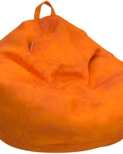 Bean Bag Stuffed Animal Storage Or Cover | No Filler | Extra Large | for Adults Or Kids | Double Stitched | Durable Zipper | Premium Microsuede - LeafyLoom