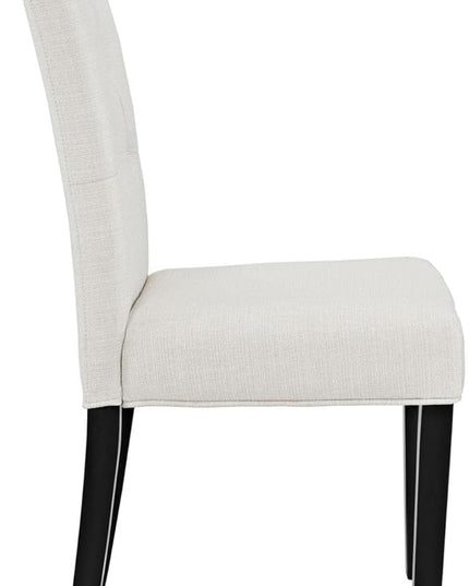 Modway Confer Modern Tufted Upholstered Fabric Parsons Kitchen and Dining Room Chair in Beige - LeafyLoom