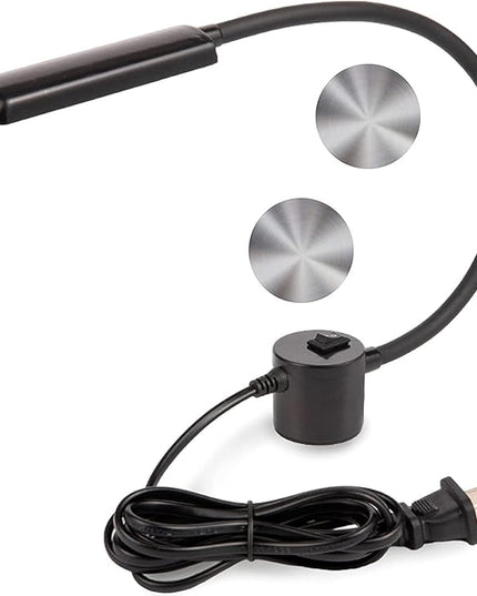 Sewing Machine Light, Magnetic, Flexible 60 LED Work Lights, Bandsaw Accessories, Scroll Saw with Extra Long Gooseneck - Mount anywhere discs (2) included - LeafyLoom