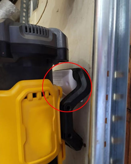 Wall Mount Hanger for Dewalt 20V XR Leaf Blower DCBL722, Wall Mounted Holder,Storage Hook Bracket - LeafyLoom