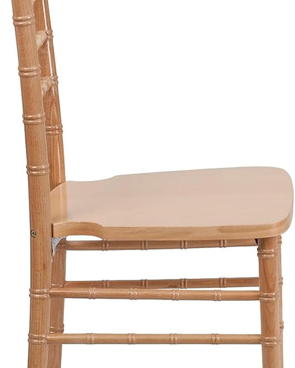 Flash Furniture HERCULES Series Natural Wood Chiavari Chair - LeafyLoom