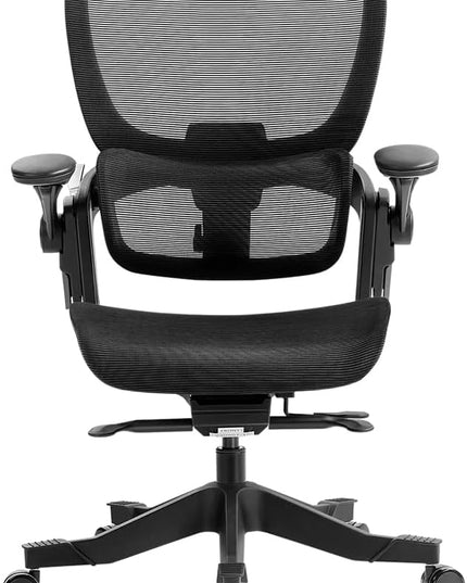 HINOMI H1 Classic V3 Ergonomic Office Chair with Lumbar Support - Comfy Computer Chair with Mesh, Home Office Desk Chair with Adjustable Arms, Comfortable Office Chair Back Support (without Headrest) - LeafyLoom