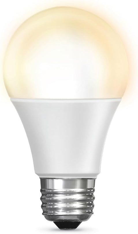 Feit Electric OM60/927CA/AG 60W Equivalent WiFi Dimmable, No Hub Required, Alexa Google Assistant A19 Smart LED Light Bulb, 4.4" H x 2.3" D, 2700K Soft White FeitElectricCompany