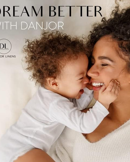 Danjor Linens California King Sheet Set - 6 Piece Set Including 4 Pillowcases - Deep Pockets - Breathable, Soft Bed Sheets - Wrinkle Free - Machine Washable - Cream Cal King Bed Sheets - 6 pc - LeafyLoom