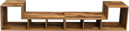 NicBex TV Stand for 50 Inch Double L-Shaped Oak TV Stand Storage Console Table for Living Room,Bedroom,41.34 Inch,Oak - LeafyLoom