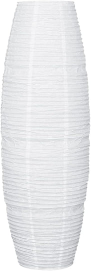 Rice Paper Floor Lamp Shade, Foldable and Minimalist style Paper Lamps Classic Modern Paper Floor Light Bulb Cage Guard for Living Room Bedroom Décor - LeafyLoom