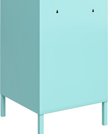 Novogratz Cache Metal Locker, Mint End Table - LeafyLoom