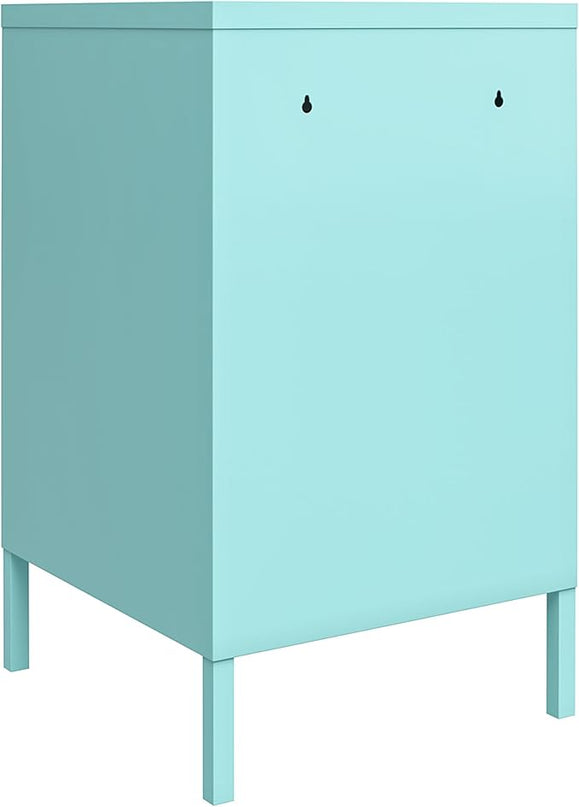 Novogratz Cache Metal Locker, Mint End Table - LeafyLoom