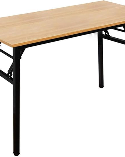 Computer Desk,47" Modern Simple Style Folding Tables,Home Office Writing Desk, Space Saving Foldable Table, No Install Needed - LeafyLoom