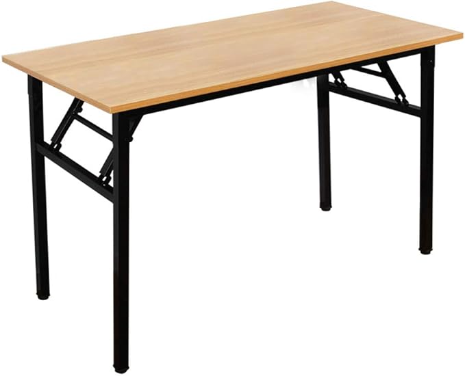 Computer Desk,47" Modern Simple Style Folding Tables,Home Office Writing Desk, Space Saving Foldable Table, No Install Needed - LeafyLoom