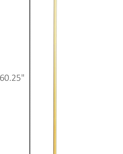 HOMCOM Modern Floor Lamps for Living Room Lighting, Adjustable Standing Lamp for Bedroom Lighting with Rotating Head, Bedside Lamp for Ambient Lighting, (Bulb not Included), Gold - LeafyLoom