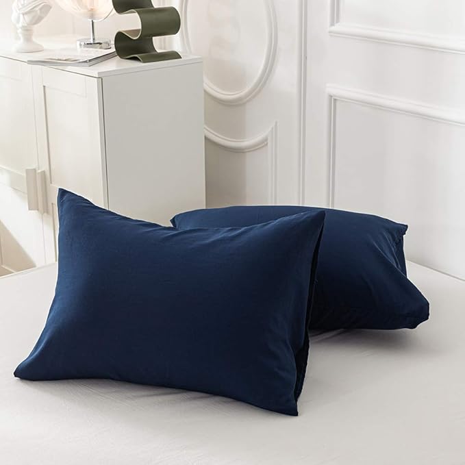 Solid Navy Comforter Set Twin Navy Blue Bedding Set Soft Pure Navy Blue Bedding Quilt Set Kids Teens Adult Navy Blue Blanket Women Breathable Durable Bed Comforter Set Dark Navy Bedding Set - LeafyLoom