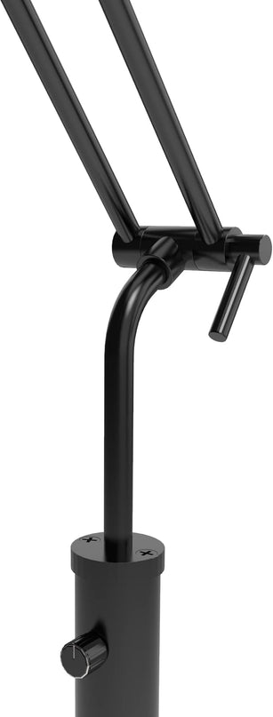 Cocoweb High Powered, dimmable, LED Floor Lamp - FLED-GPS (Satin Nickel) - LeafyLoom