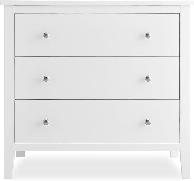 Delta Children Campbell Dresser, Bianca White - LeafyLoom