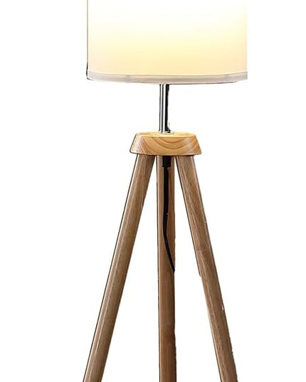 Ore International 58.5" in Lauren Modern Natural Tripod Floor LAMP - LeafyLoom