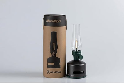 MoriMori design lamp with loudspeaker (green-black) - LeafyLoom
