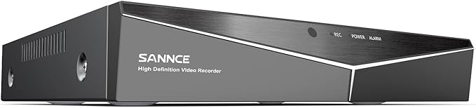 SANNCE 1080P 16 Channel CCTV DVR (NO Hard Drive), H.264+ Hybrid 5-in-1 Security Camera Recorder, Supports 2MP TVI AHD CVI CVBS Analog IP Surveillance Cameras, Remote Access, Motion Alert SANNCE