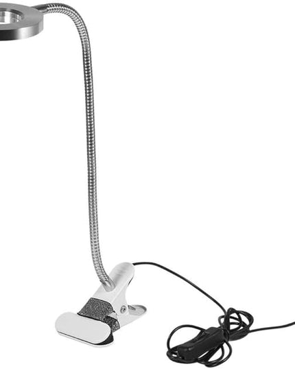 Portable Tattoo LED Lamp, LED Desk Lamp with Clamp, Warm/Cold Light LED USB with Clip for Eyebrow Tattoo Manicure Eyelash Extension and Reading - LeafyLoom