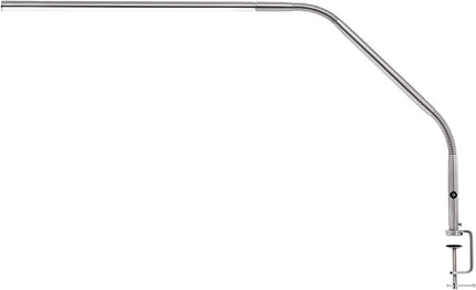 Daylight Company, LLC U35108 Slimline 3 Table Lamp-LED-80 CRI-Eye Care-4 Brightness Levels, 3,000 LUX at 30 cm, 1,065 LUMENS-4 Step DIMMER Mode, Brushed Steel, 25.6 x 30 x .8 - LeafyLoom