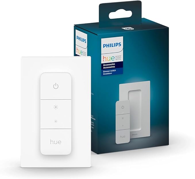 Philips Hue Gradient Signe Table Lamp, Compatible with Alexa & Smart Dimmer Switch with Remote, White - 1 Pack PhilipsHue