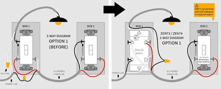 Zooz 800 Series Z-Wave Long Range Toggle Dimmer ZEN74, White | Direct 3-Way (No Add-On Switch Needed) | Z-Wave Hub Required ZOOZ