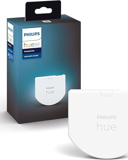 Philips Hue Wall Switch Module, White - 1 Pack - Indoor - Keeps Hue Smart Lights Reachable When Switch is Off - Requires Hue Lights and Hue Bridge PhilipsHue