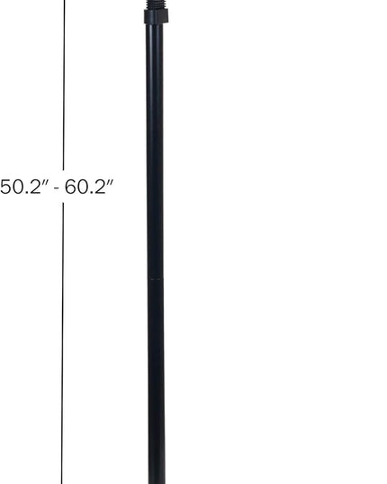 Bedford Home LED Floor Lamp - Full Spectrum Natural Sunlight Lamp with Bendable Neck - Dimmable Reading, Craft, and Esthetician Light (Midnight Black) - LeafyLoom