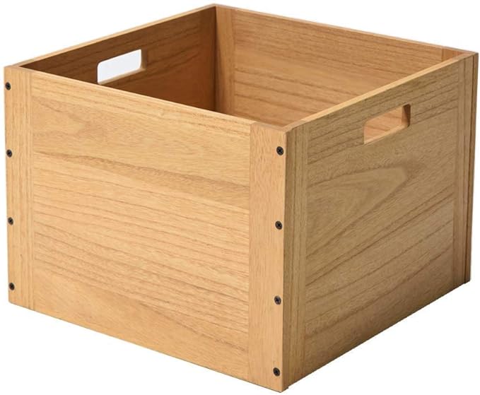 KIRIGEN Stackable Wood Storage Cube/Basket/Bins Organizer for Home Books Clothes Toy Modular Open Cubby Storage System - Office Bookcase Closet Shelves F26-NA - LeafyLoom
