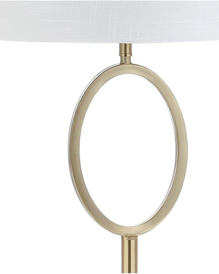JONATHAN Y JYL1089A April 61" Metal LED Floor Lamp, Modern, Contemporary, Glam, Traditional, Office, Living Room, Family Room, Dining Room, Bedroom, Hallway, Foyer, Brass - LeafyLoom