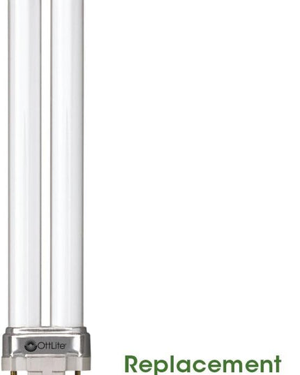 OttLite 13W Slimline Desk Lamp - Home, Office, Bedroom, or Reading (White) - LeafyLoom